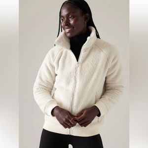 Athleta fleece jacket size M